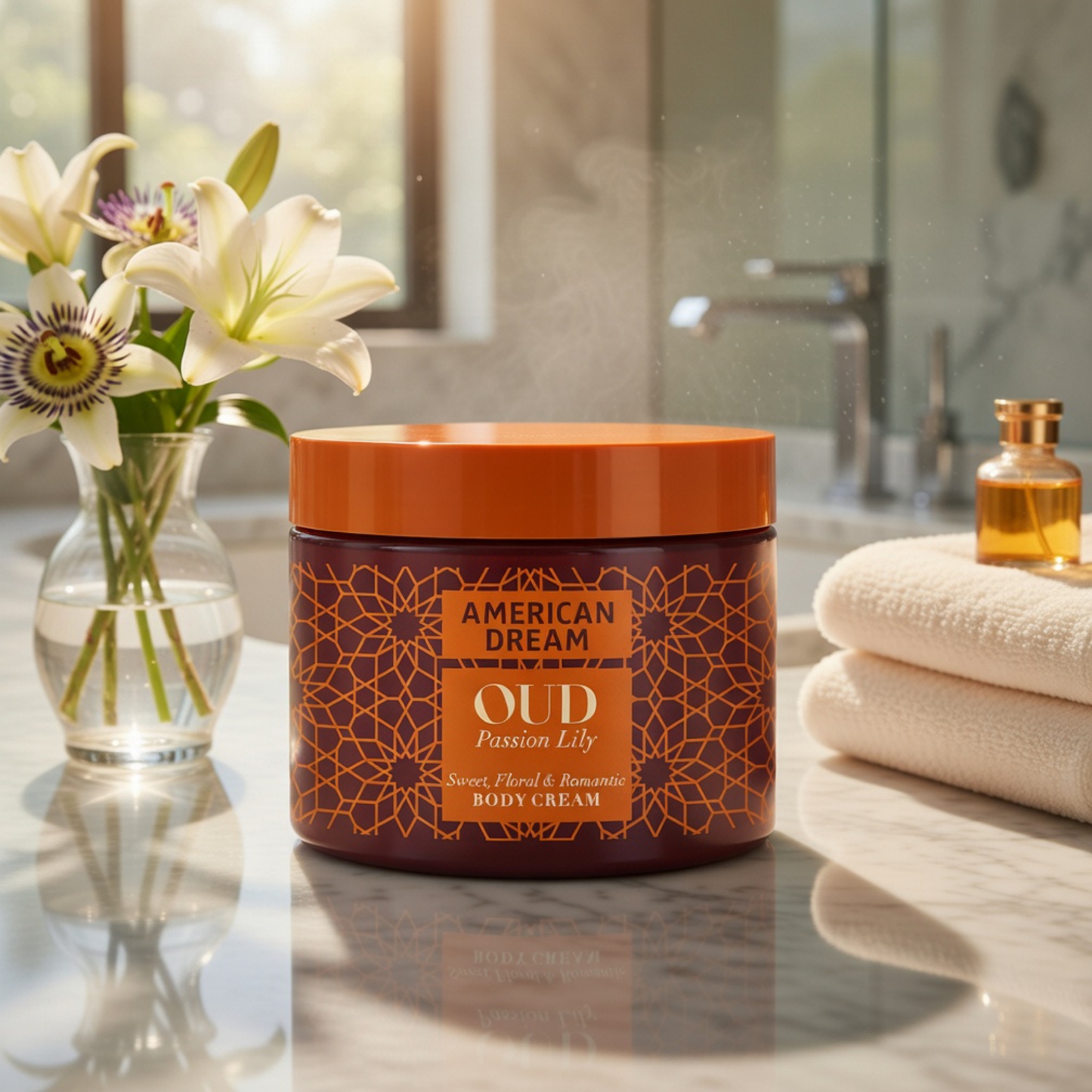 American Dream Oud Passion Lily Body Cream 500ml