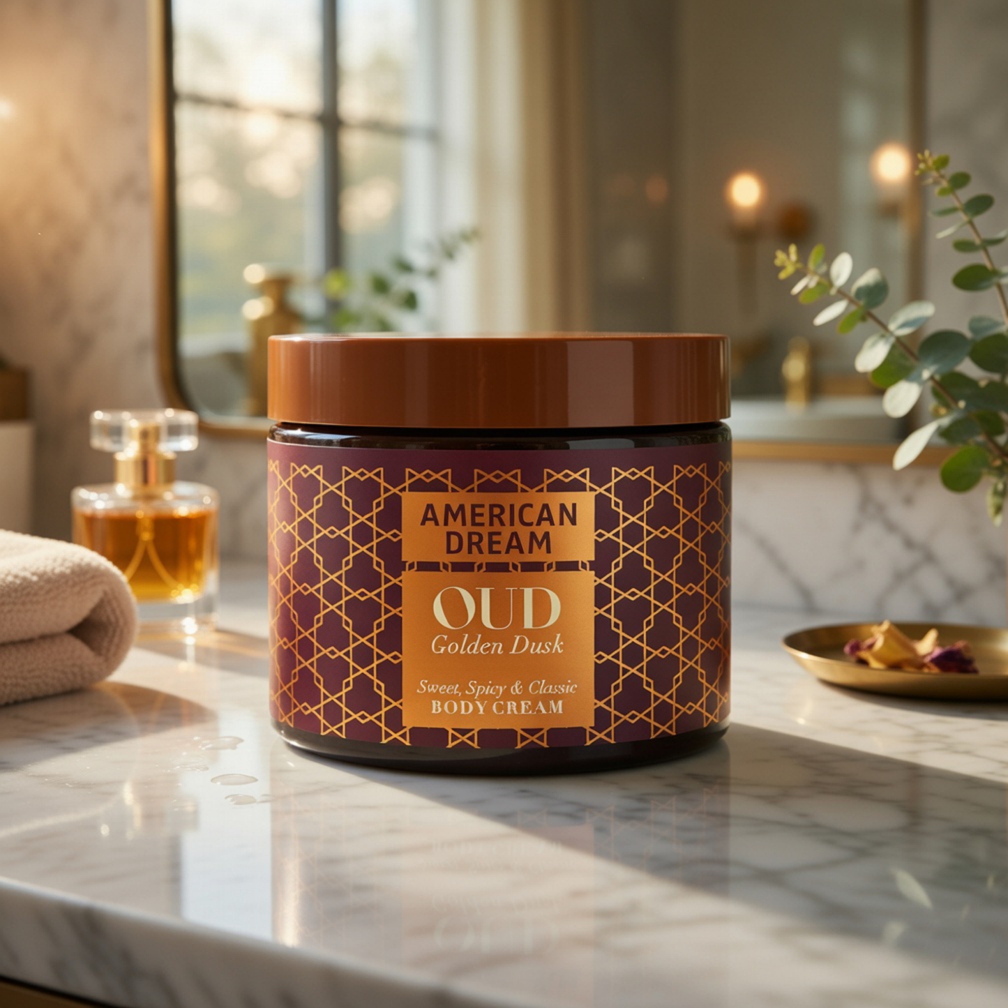 American Dream Oud Golden Dusk Body Cream 500ml