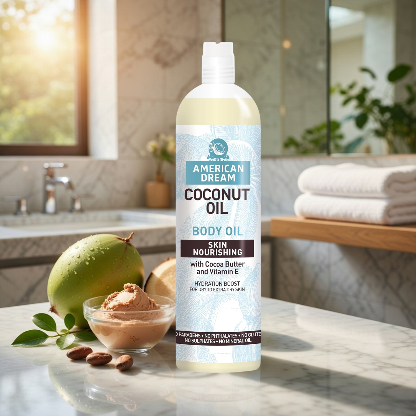 American Dream Coconut Oil Body Oil 200ml