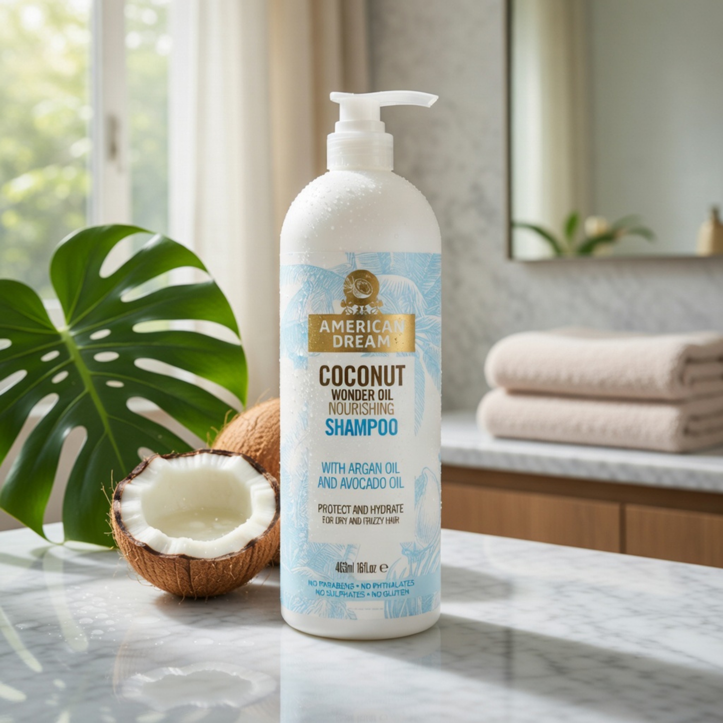American Dream Coconut Wonder Oil Shampoo 16oz