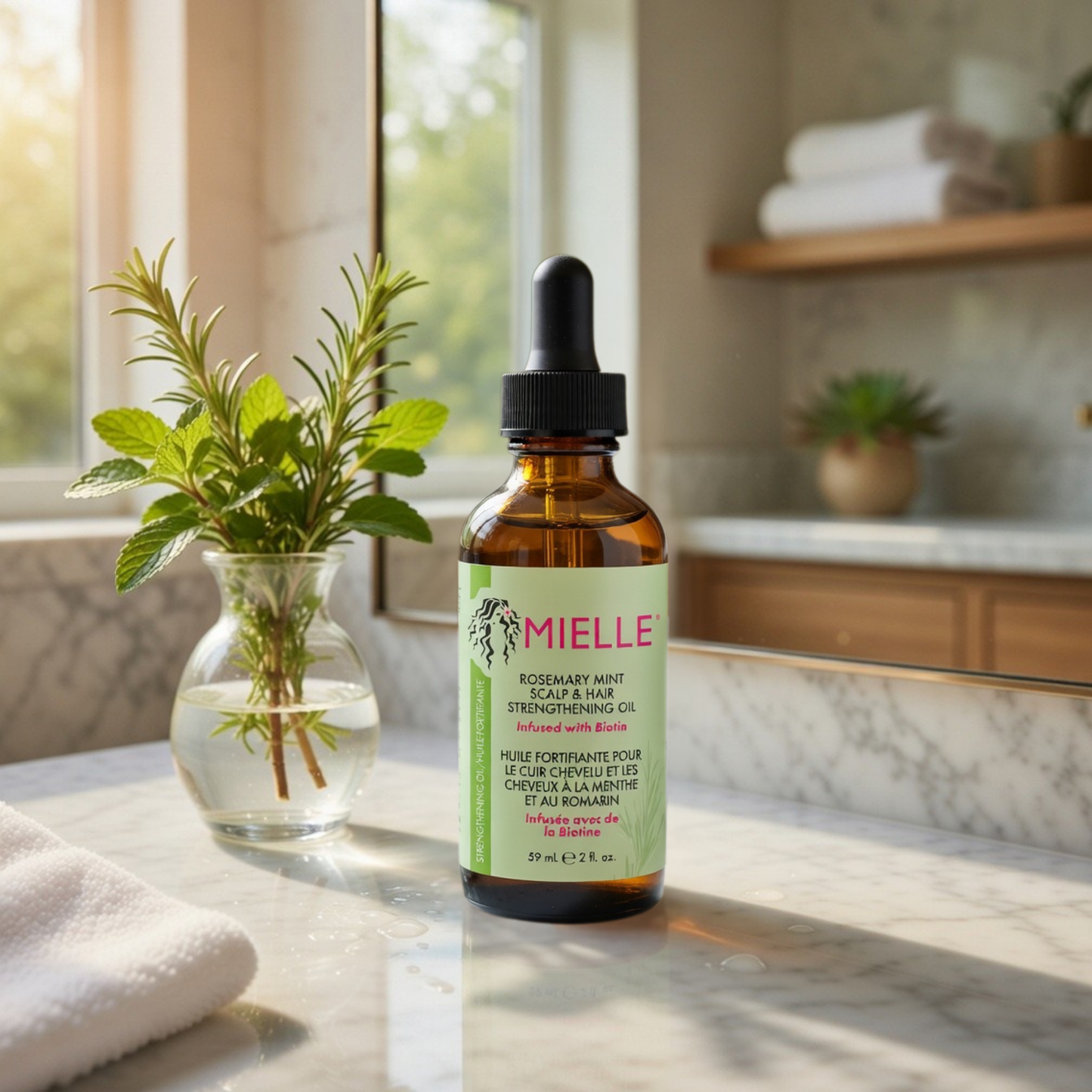 Mielle Organics Rosemary Mint Scalp & Hair Strengthening Oil 2oz