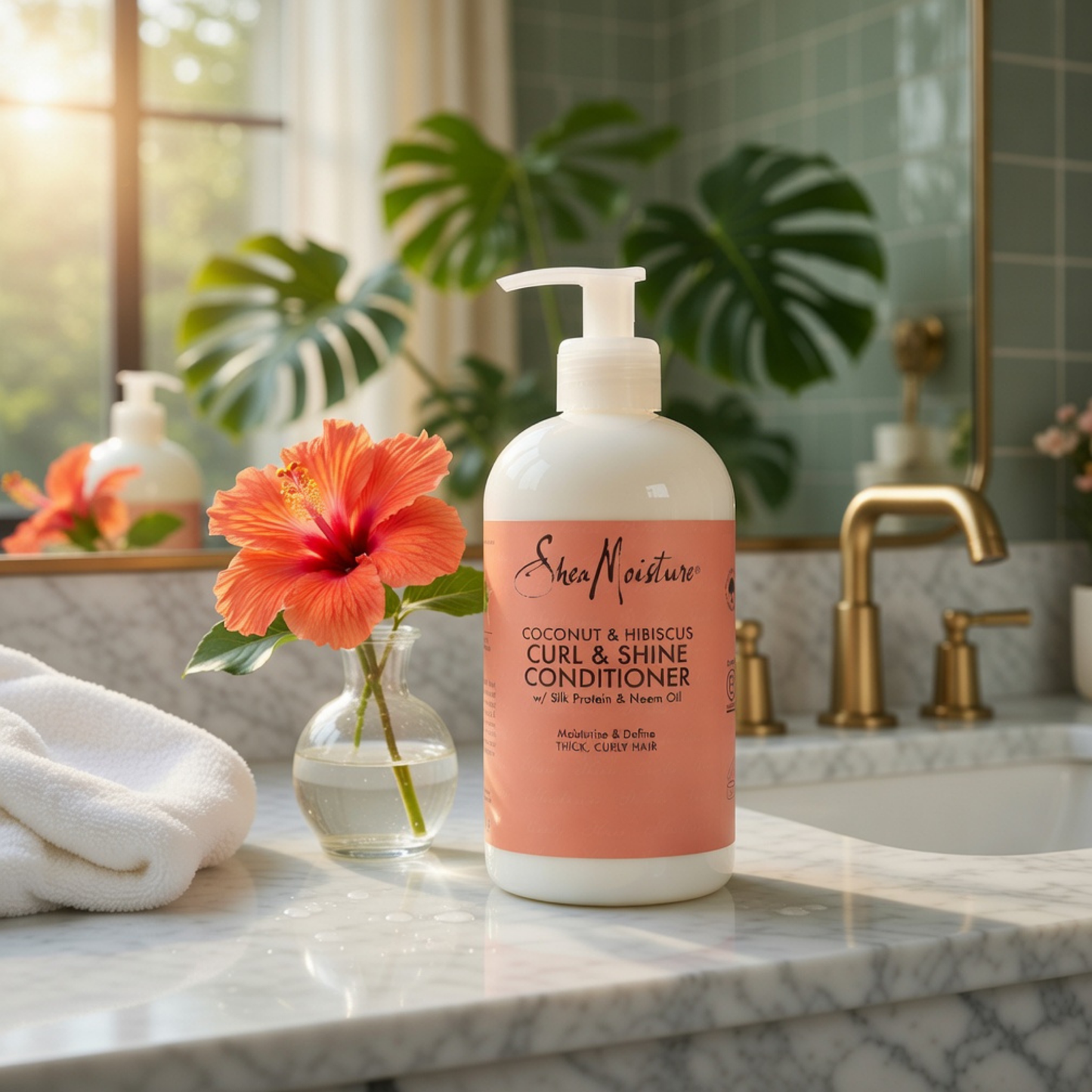 SheaMoisture Coconut & Hibiscus Curl & Shine Conditioner 13oz