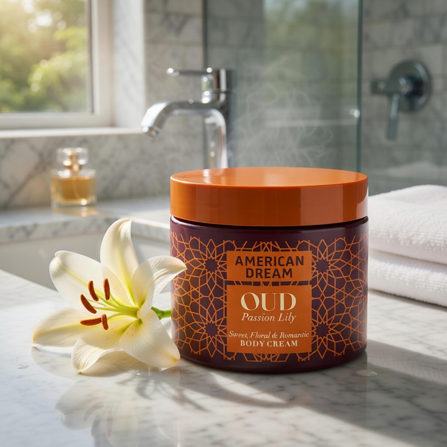 American Dream Oud Passion Lily Body Cream 500ml