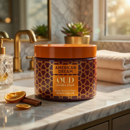 American Dream Oud Golden Dusk Body Cream 500ml