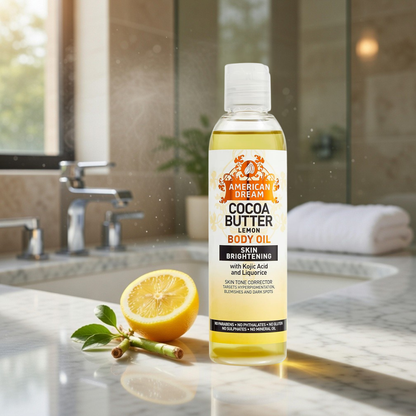 American Dream Cocoa Butter Lemon Body Oil 200ml