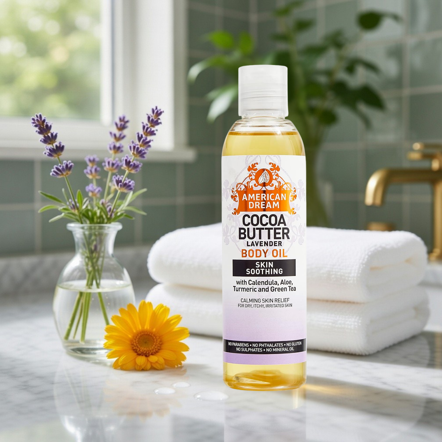 American Dream Cocoa Butter Lavender Body Oil 200ml