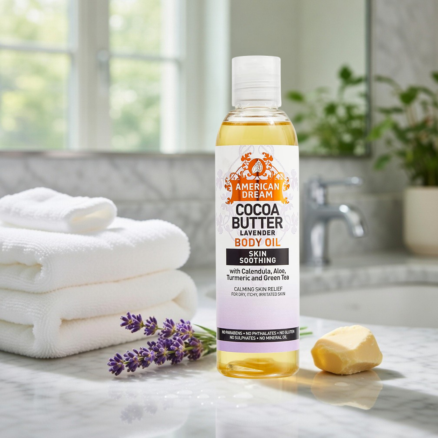 American Dream Cocoa Butter Lavender Body Oil 200ml