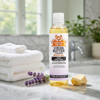 American Dream Cocoa Butter Lavender Body Oil 200ml