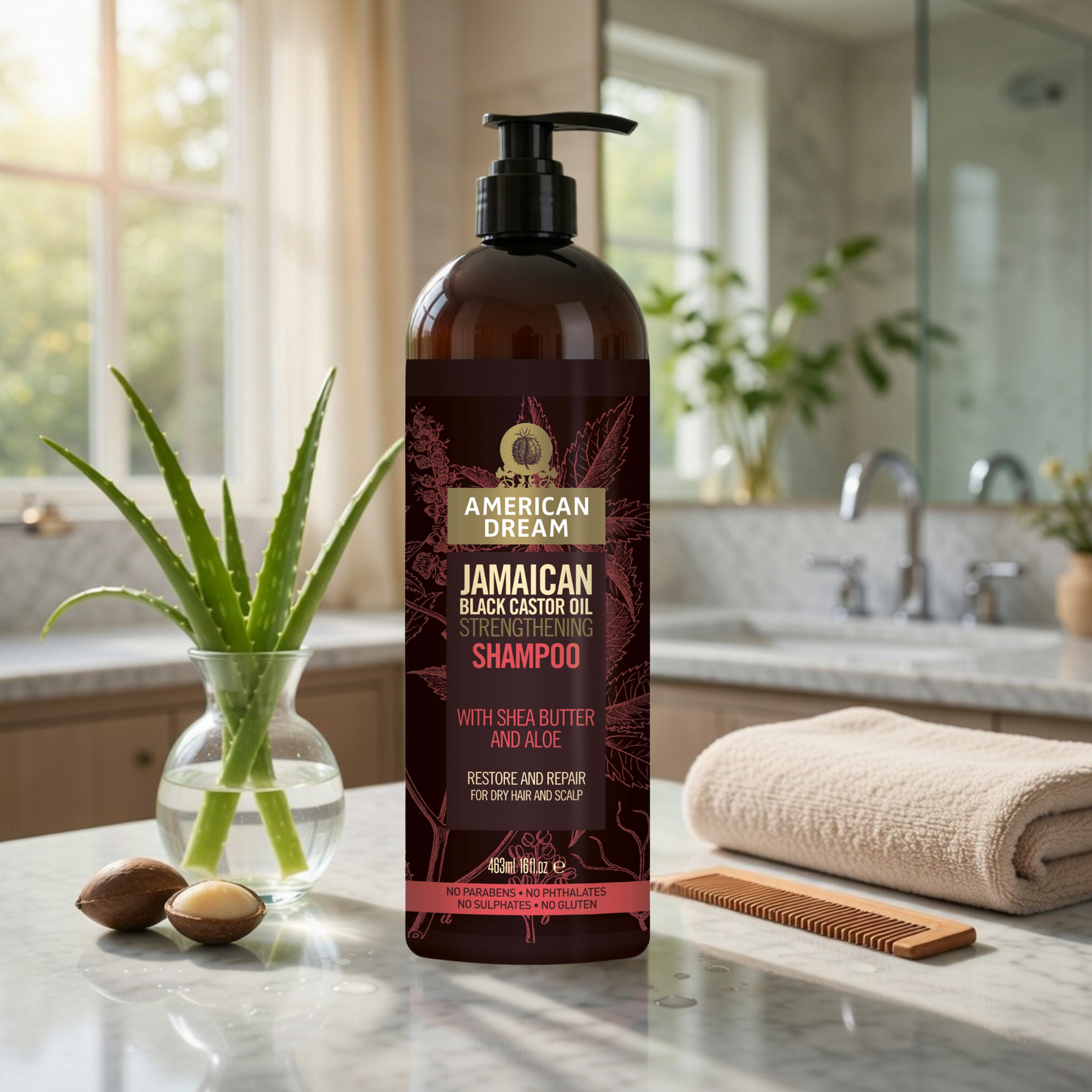 American Dream Jamaican Black Castor Oil Shampoo 16oz