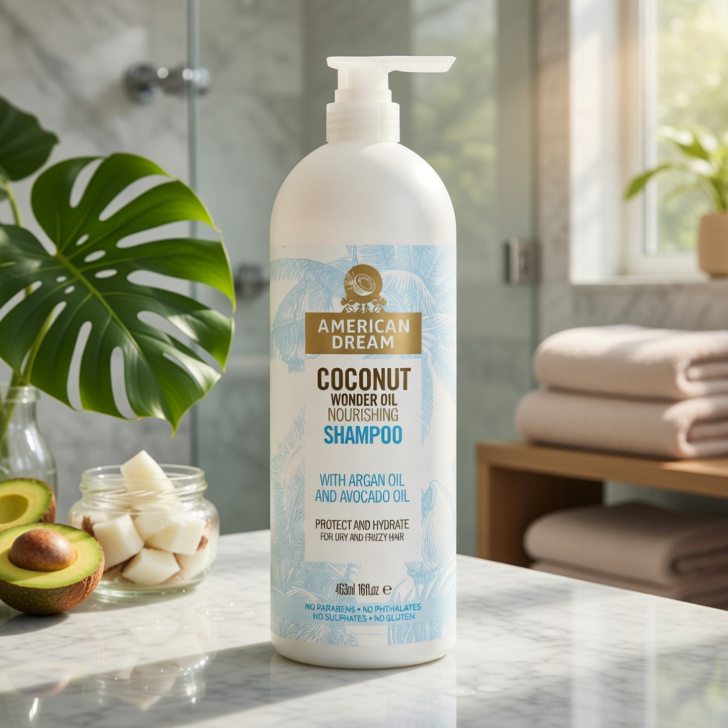 American Dream Coconut Wonder Oil Shampoo 16oz
