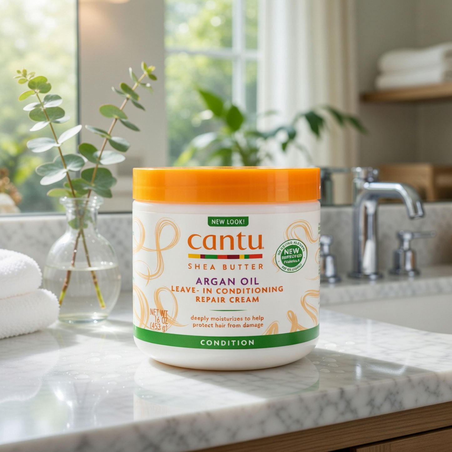 Cantu Shea Butter Leave-In Conditioning Repair Cream 453g