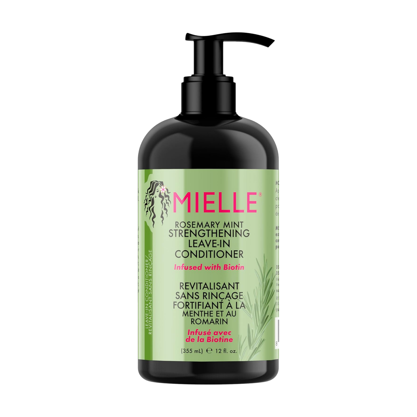 Mielle Rosemary Mint Strengthening Leave-In Conditioner 12oz