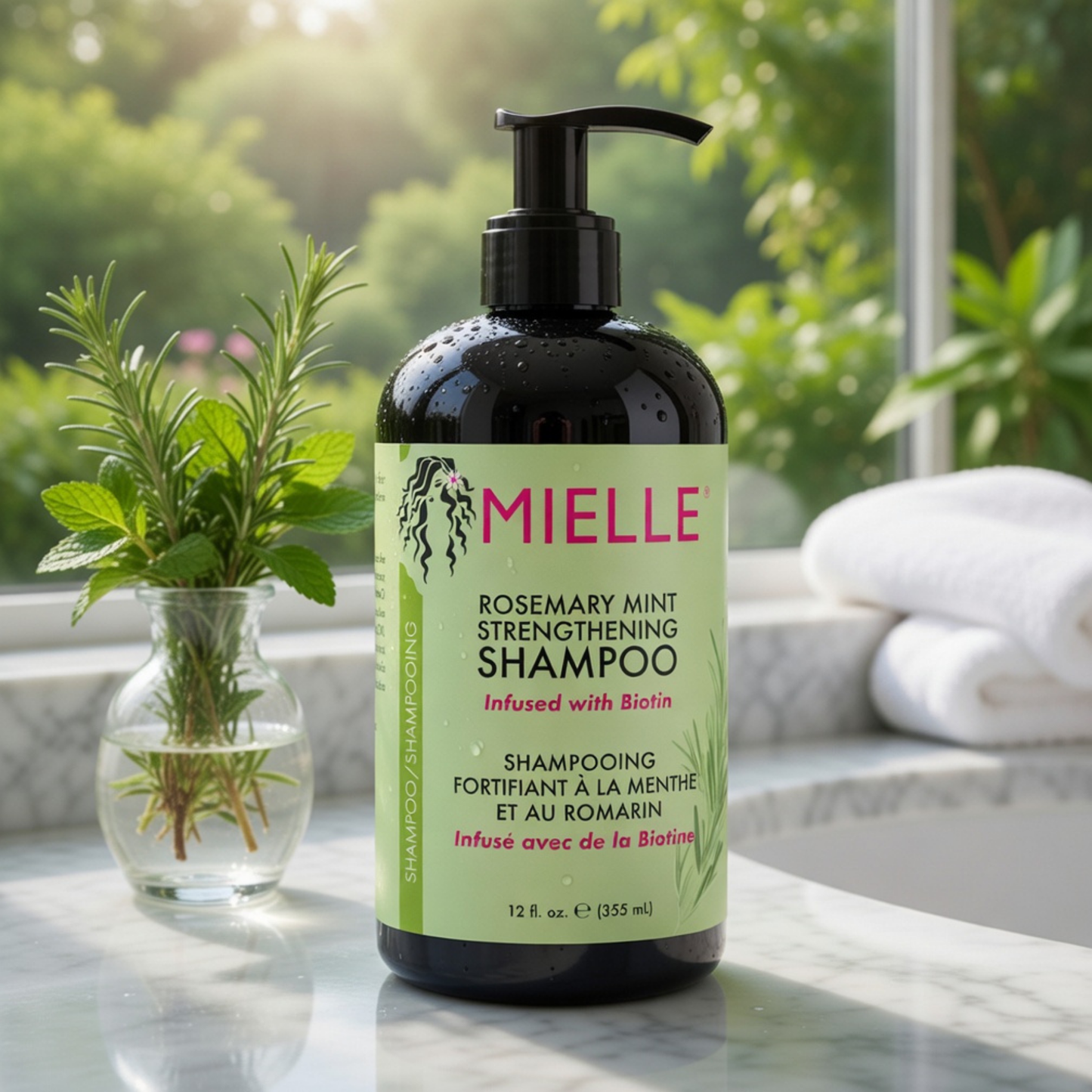 Mielle Organics Rosemary Mint Strengthening Shampoo 12oz