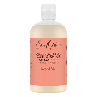 Shea Moisture Coconut & Hibiscus Curl & Shine Shampoo 13oz