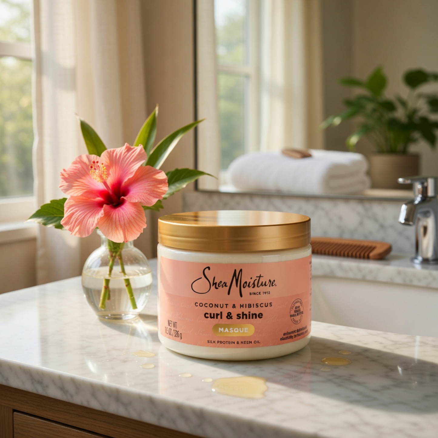 Shea Moisture Coco Hibiscus Treatment Masque 12oz