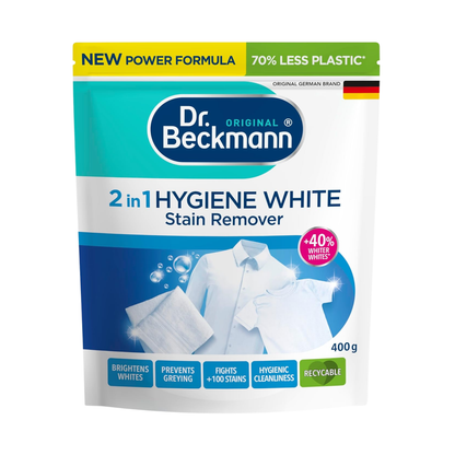 Dr. Beckmann 2 in 1 Hygiene White Stain Remover 400g
