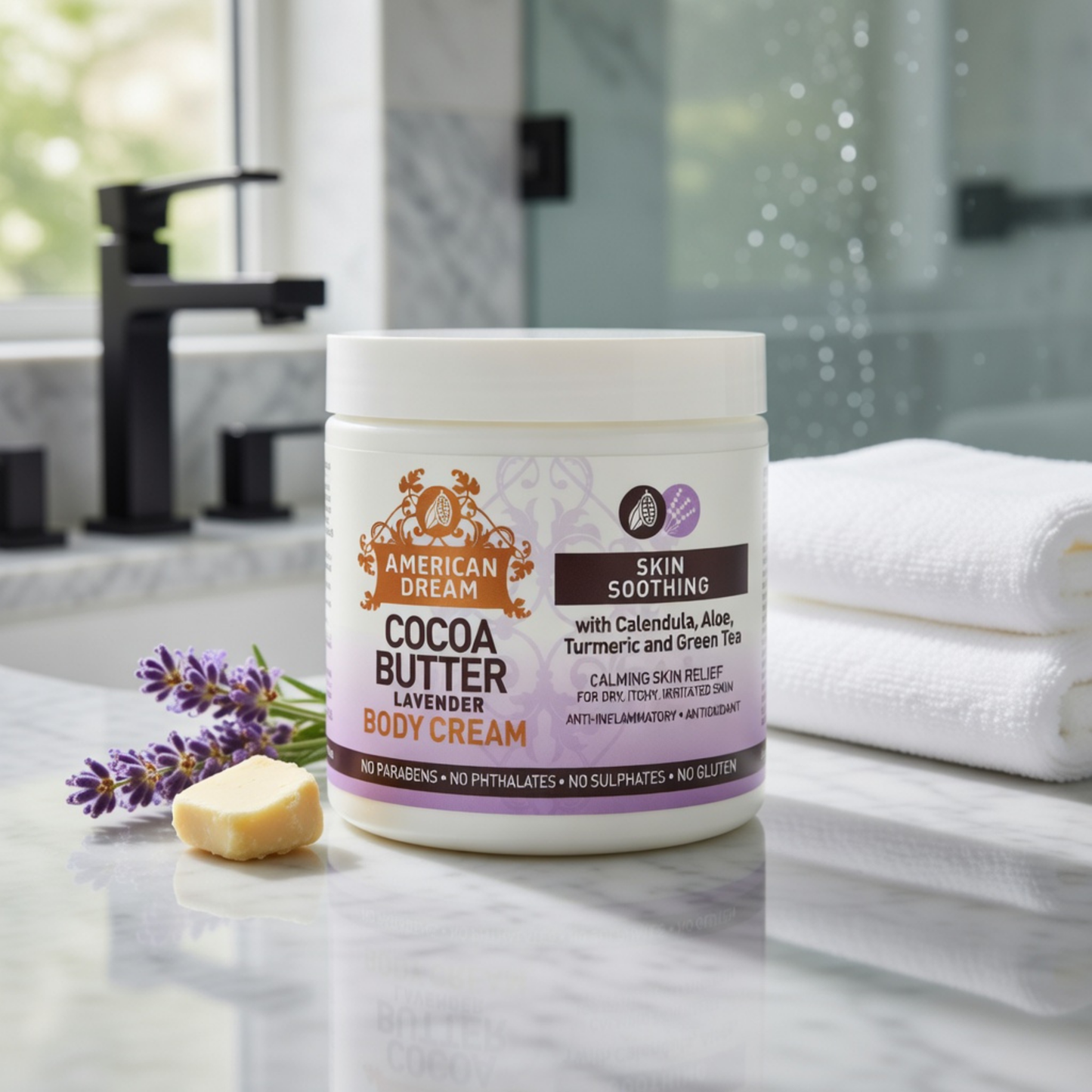 American Dream Cocoa Butter Lavender Body Lotion 750ml