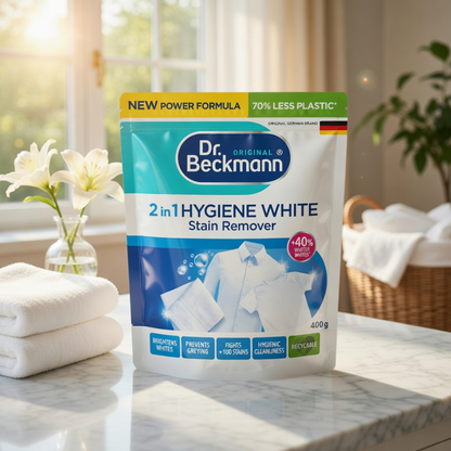 Dr. Beckmann 2 in 1 Hygiene White Stain Remover 400g