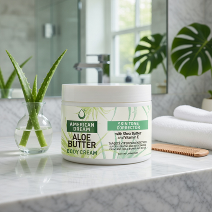 American Dream Aloe Butter Body Cream Skin Tone Corrector 500ml