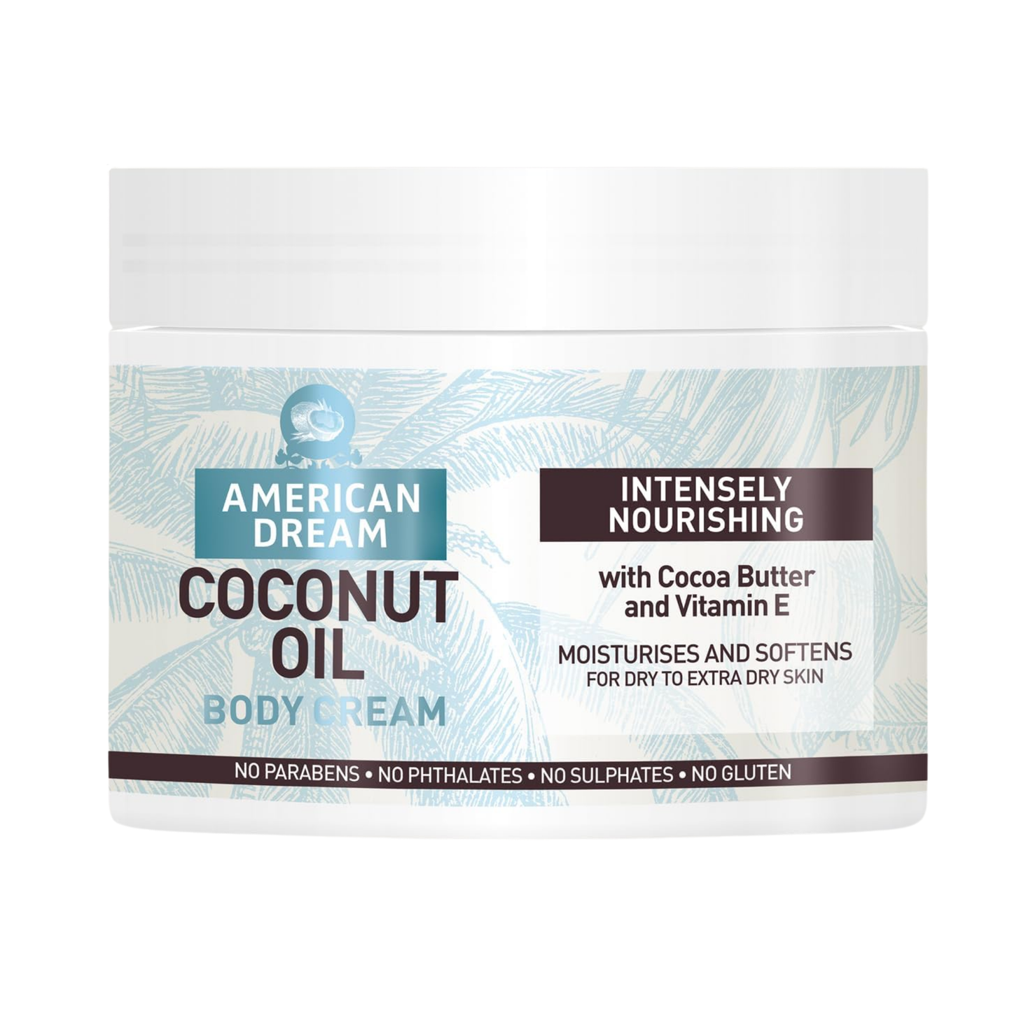 American Dream Coconut Oil Body Cream 500ml