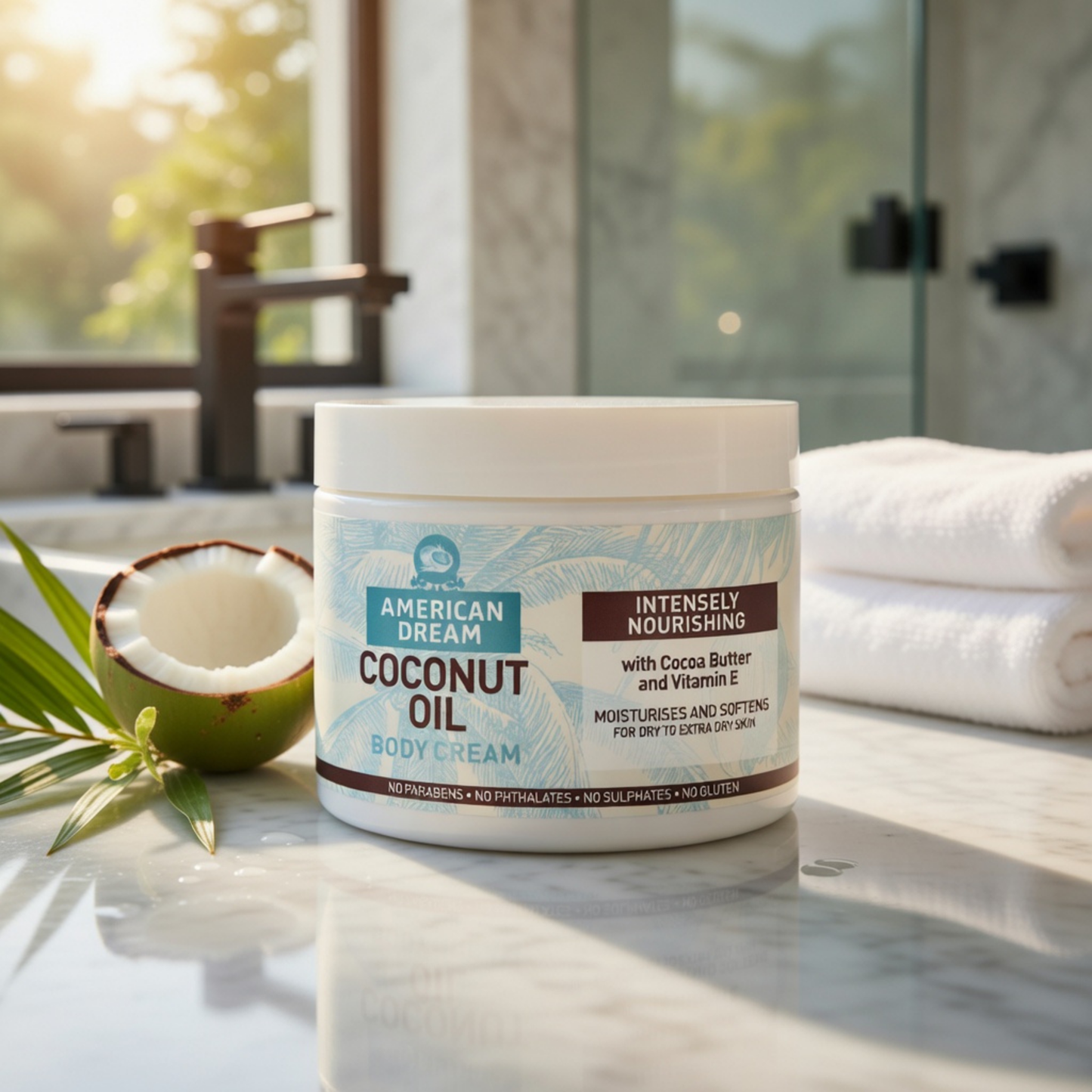 American Dream Coconut Oil Body Cream 500ml